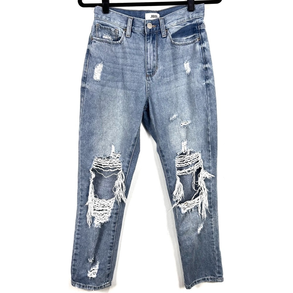 BUCKLE JBD just black denim distressed boyfriend style jeans N1